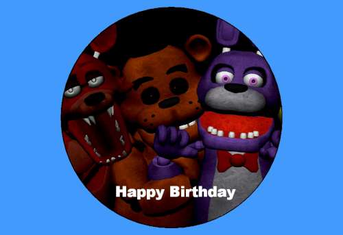 Five Nights Of Freddy Edible Icing Image